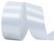 ZHIHUI Satinband Weiß 40mm, 22 Meters Dekoration Geschenkband Fein Schleifenband, Stoffband für Luftballons, Hochzeit, Taufe und Geburtstag Geschenke Der Valentinstag Verpackung von Geschenken