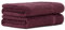 Luckytowel Saunahandtuch 2er Set Saunatuch XXL 80x200 cm groß aus 100% Baumwolle - 600g/m² Oeko-Tex Saunatücher-Set 2er Pack Bordeaux