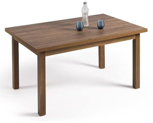 HOGAR24 ES | Mesa Multiusos Comedor Cocina Dimensiones 120 x 80 cm Extensible Libro a 190 x 80 cm | Color Nogal