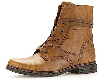 Gabor Damen Schnürstiefeletten, Frauen Stiefeletten,Wechselfußbett,Best Fitting,uebergangsstiefel,warm,Boots,Copper (Ra.Cognac),38.5 EU / 5.5 UK