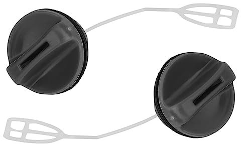 Tbest Gastank Heizöldeckel Ersatz,2 Stück Kettensäge Gastank Heizöldeckel für 340 345 346 350 353 362 365 371 Tankdeckel 353, 345 Bouchon Öleinfülldeckel 346 Xp Kraftstofftanks Tankdeckel