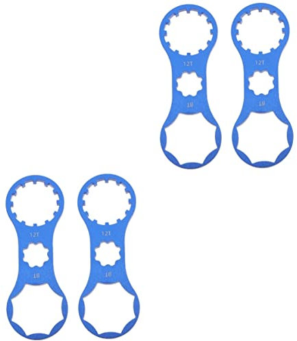 BESPORTBLE 2 Set Di Chiavi Per Riparazione Forcella Anteriore Per Biciclette Doppia Chiave Per Tappi Forcella Anteriore in Lega Di Alluminio Chiave Utensile 2 Pezzi*2