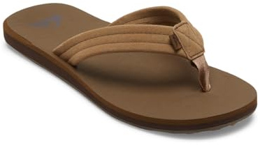 Quiksilver Carver Suede Pl, Sandalia Hombre, Tan 1, 39 EU