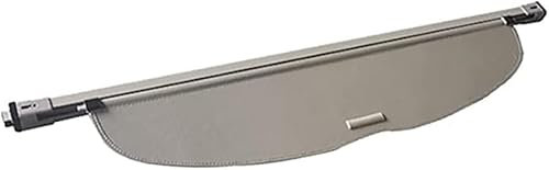 GAMIRA Auto Laderaumabdeckung Kofferraum für Nissan X Trail T32 X-Trail 2014-2020, Einziehbar Kofferraumabdeckung Hutablage Kofferraum Schutz Abdeckung Rollo,A-beige