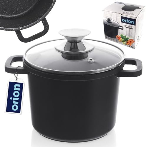 Kochtopf Granittopf Topf mit Glasdeckel GRANDE 2 L