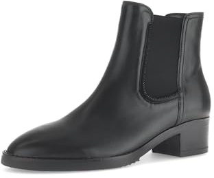 Gabor Damen Chelsea Boots, Frauen Stiefeletten,Best Fitting,gefüttert,Stiefel,Bootee,Booties,halbstiefel,schwarz (schwarz),40.5 EU / 7 UK