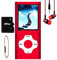 Hotechs MP3-Player/MP4-Player, MP3-Player mit 32 GB Speicherkarte, schlankes Design, digitales LCD-Display, 4,6 cm (1,8 Zoll) Display, FM-Radio