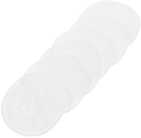 Baluue 3stücke Runde Baumwoll Abschminkpads Für Sanfte Gesichtsreinigung Wiederverwendbare Kosmetikpads Für Make-up-entfernung Und Hautpflege Praktischer Verpackung