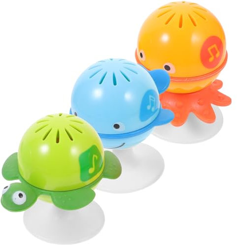 WESIEVYA 3pièces Nourriture Pour Garçon Fille Avec Ventouses Jouets Éducatifs Forme Amusante Pour Éveil Et Coordination