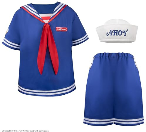 Cinereplicas Stranger Things - Disfraz de Steve - M/L - Licencia oficial