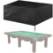 Premium 7ft Pool Table Cover Heavy Duty Black Oxford Cloth Dustproof Billiard Table Protector Fits 7 Foot Tables (245x140x20cm)