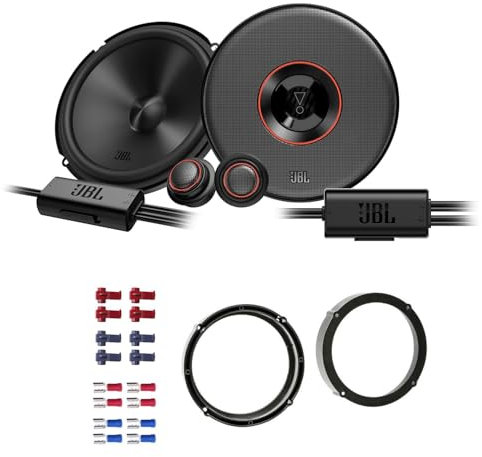 JBL Club 64C Lautsprecher mit Einbauset passend für VW Volkswagen Crafter ab 2017 Türen vorne 420 Watt 165mm 2 Wege Kompo