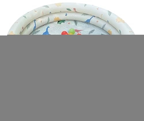 Vmiorzq Piscine Gonflable | Piscine en PVC Gonflable - à Couleurs Vives avec Coussins Flottants pour Plage Jardin Terrasse