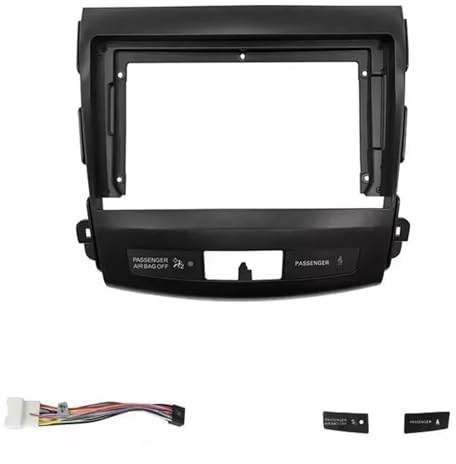 2-DIN 9 Zoll Autoradio-Einbaurahmen Für Mitsubishi Für Outlander 2 2006–2013 Mit DVD Und MP5-Einbaurahmen(Frame Acc)