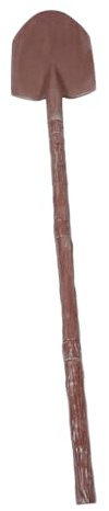 NIYANGLE Lightweight Plastic Halloween Spade Prop Realistic Graveyard Tool Cosplay Accessory for Costume Parties Haunted House Decoration and Party Favor