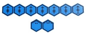Magnetische Taktische Symbole Sets - NATO/Bundeswehr Lagebild Marker für Ausbildung, Planspiele & Sandkastendarstellung (Freund - Gruppe)