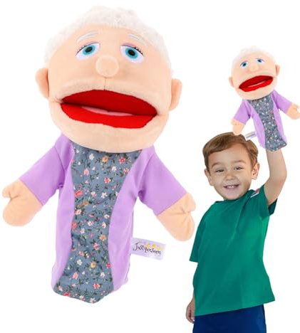 Handpuppen - Familien Set aus weichem Plüsch, interaktives Rollenspielspielzeug, bequemes und tragbares Design, ausdrucksstarke Charaktergesichter | für Kindererziehung, Diver