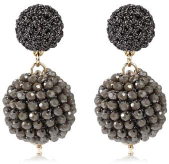 Boho Perlen Ohrringe Hängend Damen Leichte Statement Kristall Kugel Perlen Ohrringe Sommer Strand Elegante Modeschmuck