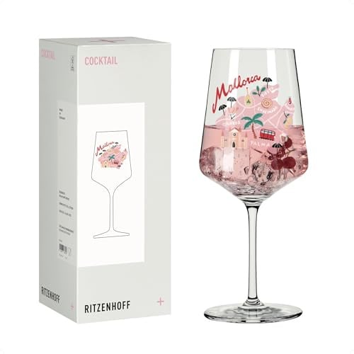 RITZENHOFF Cocktailglas - 500 ml - Made in Germany | Artikelnr. 8096015, Serie Entdecker, 1 Cocktailglas 500 ml, Kristallglas, spülmaschinenfest