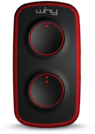 WHY EVO - Télécommande à 4 boutons universelle WHY EVO NOA MINI Rouge Volcan - Multi-marques - 433/868 MHz - Code Fixe & Rolling Code + 1 Goodies DOMOBIP (Rouge Volcan - 4791049)
