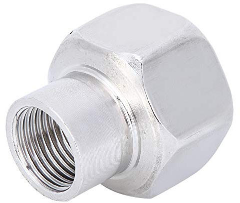 Dioche 1 Zoll 1/21/2 Zoll NPT-Innengewinde auf NPT-Innengewinde Reduzierkupplungsrohr-Sechskantanschluss-Adapter – Edelstahl-Rohrverschraubung mit Gewinde für Sanitär, Hardware und Gas