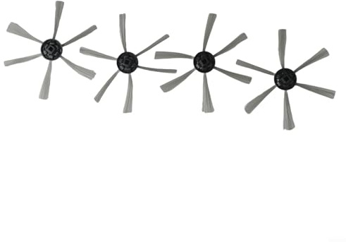 EXTRWORY Seitenbürsten Ersatz-Set für Multilaser HO041 für WAP W100 für Mondial RB-Serie Obabox für OBADUSTER für Taurus Striker für ISWEEP S320 für SENCOR SVC7020