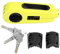 Brake Lever Lock, Universal-Edelstahl-Lenker-Bremshebelschloss Drosselklappengriff Diebstahlsicherung (Gelb Silber)(Gelb) für motorrad schloss,lenkerschloss motorrad,motorrad lenkerschloss,motor