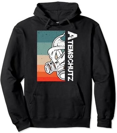 Vintage Feuerwehr Atemschutz Atemschutzgeräteträger Pullover Hoodie