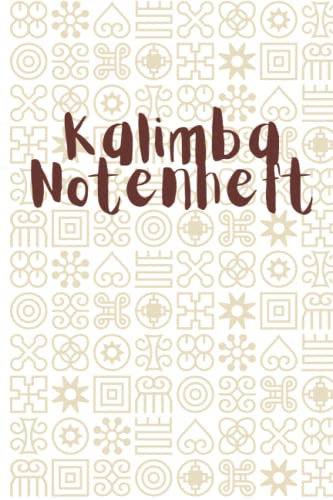Kalimba Notenbuch bzw. Notenheft: Notenbuch zum Notieren von 60 verschiedenen Liedern – ca. DIN A5 – mit blanko Notenliniensystem