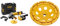 DEWALT Elektr-Winkelschleifer 125mm 1500W Beton, Schwarz/Gelb & Diamant-Topfscheibe Extreme DT3796 (für Steinzeug, 125mm Durchmesser, M14 Aufnahme, Scheibentyp: Doppelt, Einsatz in Steinzeug)