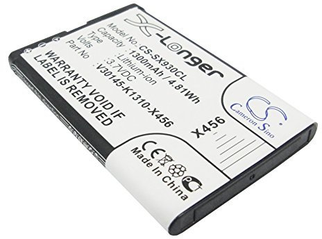 Cameron Sino NEUErsatz Akku Fit fürSiemens Gigaset SL930, Gigaset SL930A, Gigaset SL930h(1300mAh / 4.81Wh)