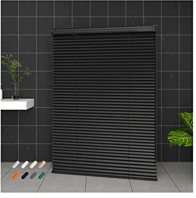 Alu Jalousie,Aluminium Jalousette, Tür Fenster Rollo Jalousette Aluminium, Viele Größen Und Farben,Sonnenschutz Hitzeschutz,Kann Innen Oder Außen Montiert Werden,W120xH150cm/48x59in