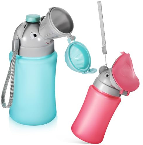 SAFIGLE 2 StüCk töpfchen für kinder: töpfchen für unterwegs abhaltetöpfchen baby - Tragbares Baby-Kind-TöPfchen Urinal - Mobile Toilette für Baby Jungen Mädchen Auto Reise Unterwegs Camping