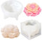 Moldes Flor De Flores, 2pcs Moldes De Silicona Flor De Peonía y Loto, Molde De Silicona 3d, Molde De Silicona De Grado Alimenticio, Moldes Para Verter Para Vela Perfumada Diy