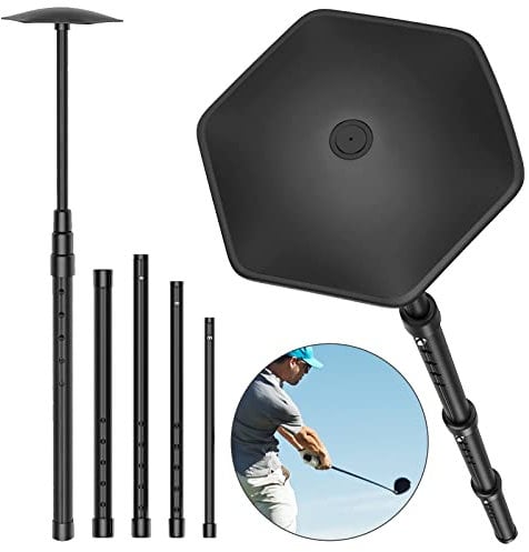 Golf Travel Bag Support Rod, Anti-impact Golf Support Cover, Aluminum Alloy Adjustable 4 Telescoping Sectio, Golf Club Stiff Arm for Golf Bag, Golf Support Stick, Portable Club Protector Pole System