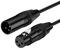 SIGANDG XLR Kabel, Mikrofonkabel XLR Stecker auf XLR Busche Kabel (3M) Kompatibel mit Mikrofone oder andere Studio Ausrüstung an einen PA, Mischpult oder Aktivlautsprecher