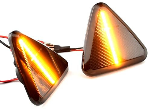 YyQFMA8 Für Mitsubishi Colt CZC 2006-2012 Autos Rückspiegel Blinker Seitens piegel Licht,Blinkerleuchte für den Seitenspiegel,B-Noir