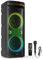 Fenton Track610 - Altavoz Bluetooth Grande Con Iluminación LED, Potencia Máxima 240W, Batería 10h, Mando a Distancia, Emparejamiento Estéreo, Portátil, Boom Box - Negro