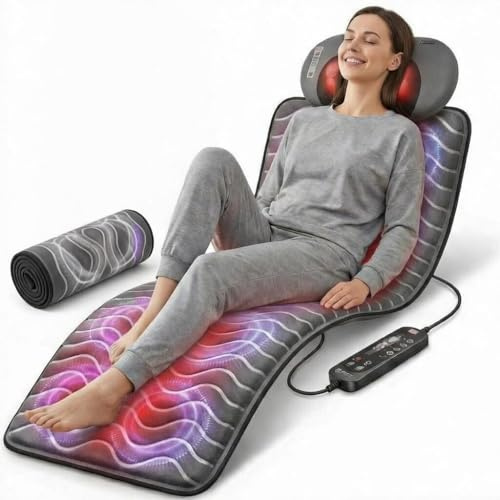 Powerfit Ganzkörper-Massagematte mit abnehmbarem Kissen, PowerMat