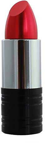 Ciway Clé USB 2.0 Classique en métal en Forme de Rouge à lèvres Boîte Cadeau Argenté + Rouge 64 Go