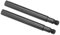 2 Stücke Ventil Extender, Ventilverlängerung Rennrad 60mm Legierung Innenreifen Ventil Extender Fahrrad Presta Ventile Extension Adapter(Schwarz)