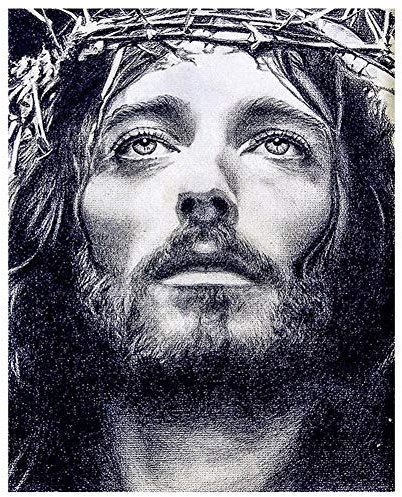 5D Diamond Painting Diamant Malerei Painting Bilder, Wowdecor Jesus Christentum Mann Full Set Groß DIY Diamant Gemälde Malen Nach Zahlen