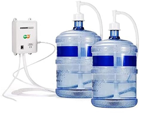 YUEWO Bottle Water Dispenser Pump System Water Dispensing System 6m 220V AC UK Plug with Double Inlets Compatible Use with Coffee/Tea Machines, Water Dispensers, Ice Makers, Refrigerators