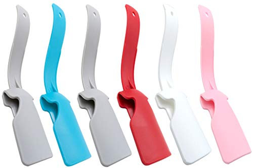 CKANDAY Lot de 6 Chaussures paresseuses Portables en Plastique pour soulever des Chaussettes, faciles à Mettre et à enlever, Outil de Port pour Tous Les âges Adultes Enfants Hommes Femmes Personnes