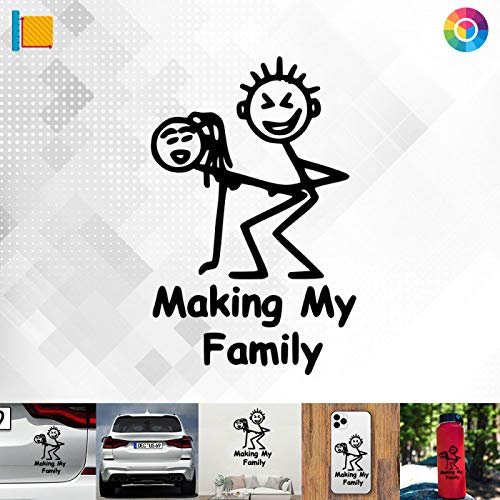 Decus Shop Making My Family 2978 // Sticker Aufkleber vers. Größe Farbe