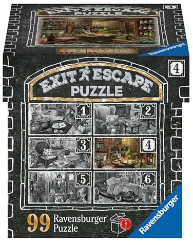 Ravensburger EXIT Puzzle 16880 - Im Gutshaus Weinkeller – 99 Teile Puzzle für Erwachsene und Kinder ab 14 Jahren