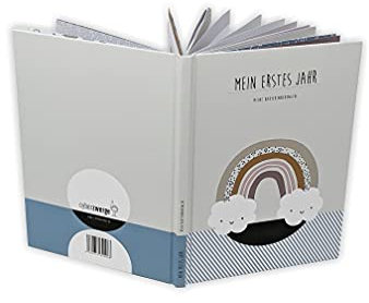 Babyalbum Mein erstes Jahr - Das Babybuch zum Ausfüllen, Regenbogen gebunden