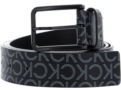 Calvin Klein Herren Gürtel Ck Warmth Mono 35mm mit Logo-Muster