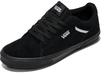 Vans Men's Seldan Sneaker, Suede Black/Black, 9.5 UK (44 EU)