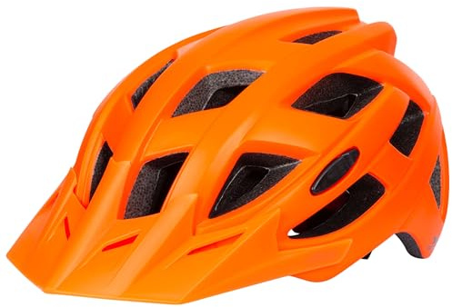 Trespass Zprokit Fahrradhelm für Erwachsene, leicht, in Rot, Orange, Schwarz, Gelb